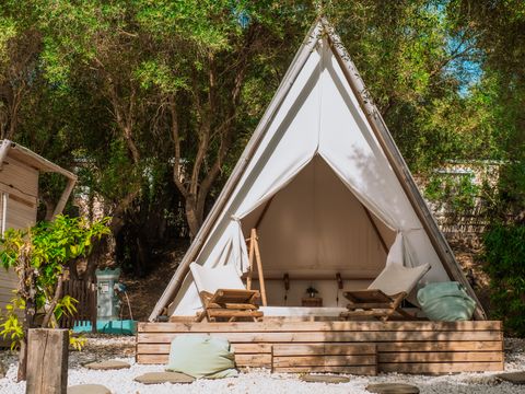 TENTE TOILE ET BOIS 4 personnes - SIROA TENT