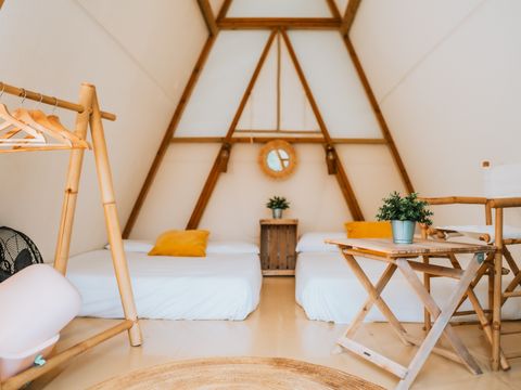 Tente en toile et en bois 4 personnes - BRUMA TENT