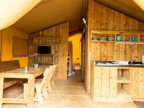 TENTE TOILE ET BOIS 6 personnes - Tente Lodge