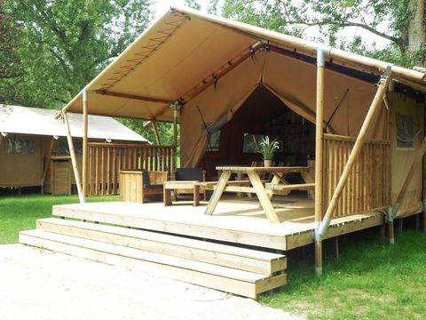 TENTE TOILE ET BOIS 6 personnes - Tente Lodge