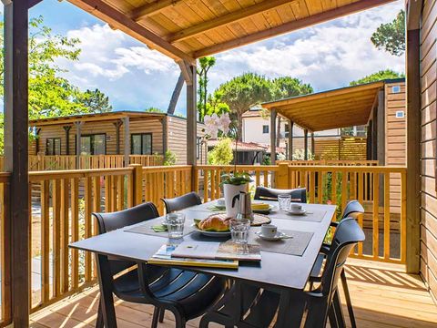 MOBILHOME 4 personnes - Lodge Deluxe Family Pet Allowed