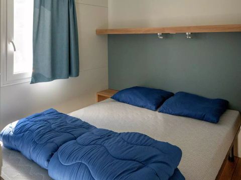 BUNGALOW 6 personnes - Mobil-home | Comfort | 2 Ch. | 4/6 Pers. | Terrasse surélevée | 1 SDB | Clim.
