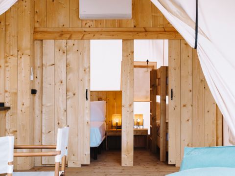 Tente en toile et en bois 5 personnes - SAFARI ARENA 5
