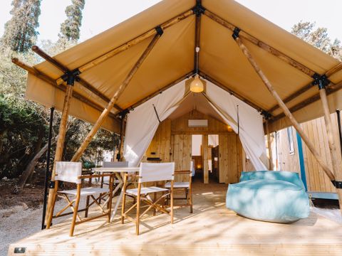 TENTE TOILE ET BOIS 5 personnes - SAFARI ARENA 5