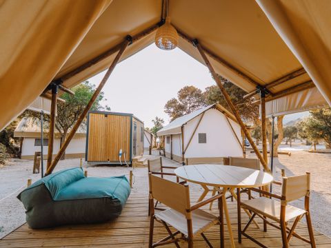 TENTE TOILE ET BOIS 5 personnes - SAFARI ARENA 5