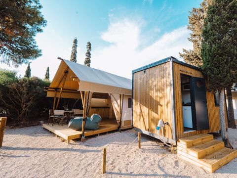 TENTE TOILE ET BOIS 5 personnes - SAFARI ARENA 6