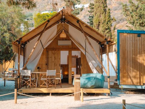 TENTE TOILE ET BOIS 5 personnes - ARENA SAFARI 5 VUE MER