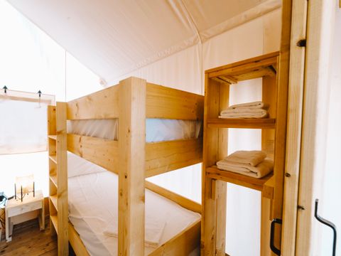Tente en toile et en bois 5 personnes - ARENA SAFARI 5 VUE MER