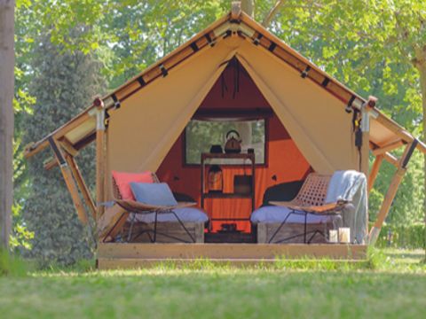 Tente en toile et en bois 2 personnes - Tente Safari I 2 pax