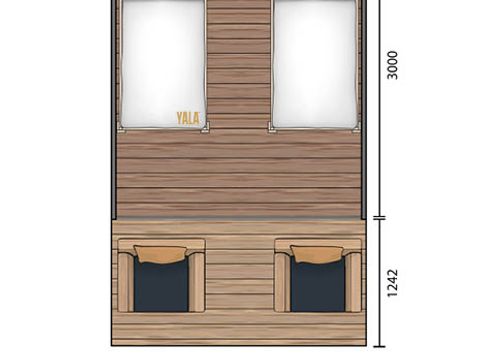 Tente en toile et en bois 2 personnes - Tente Safari I 2 pax