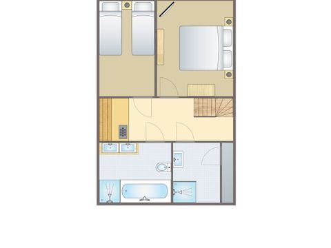 BUNGALOW 8 personnes - 6-8L