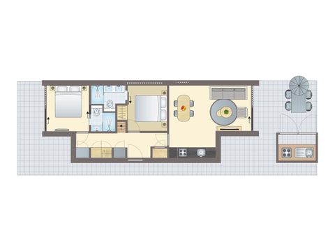 BUNGALOW 4 personnes - Maison de vacances pour 4 personnes