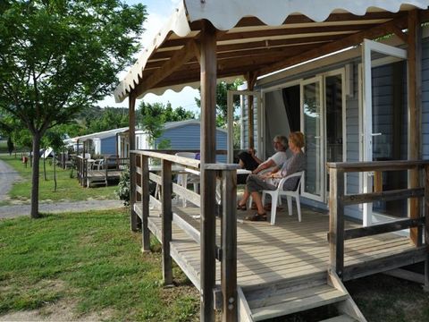 MOBILHOME 6 personnes - 3 chambres Riviera  climatisé 32m²