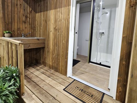 Emplacement - Emplacement avec sanitaires privés et réfrigérateur