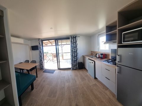 MOBILHOME 4 personnes - Mobilhome premium AVEC VUE et climatisation 2 chambres 4 personnes