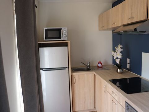 MOBILHOME 4 personnes - Lodge 3 pièces - Accueil lit bébé impossible