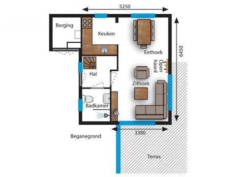 BUNGALOW 5 personnes - Dune 134
