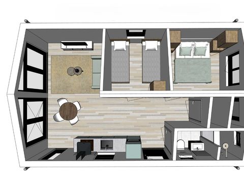 LODGE 4 personnes - Dune lodge 94