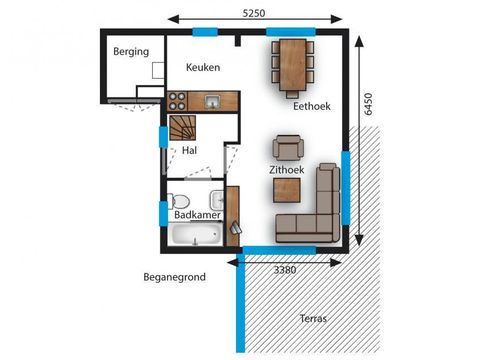 BUNGALOW 5 personnes - Dune 149