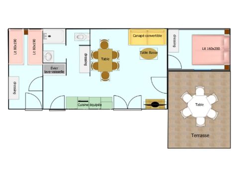MAISON 7 personnes - COTTAGE FAMILY