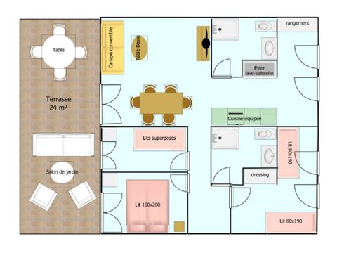 MAISON 8 personnes - COTTAGE PREMIUM