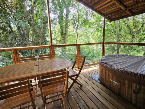 CHALET 5 personnes - Cottage 2 chambres SPA privé - Lescar SPA D017