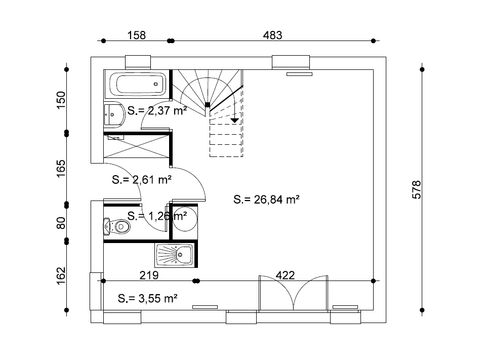 GÎTE 4 personnes - 2 chambres 