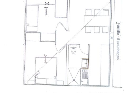 MAISON 5 personnes - Maison 2 chambres