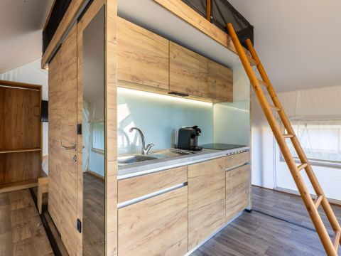 TENTE TOILE ET BOIS 4 personnes - Tente safari 2-4 personnes