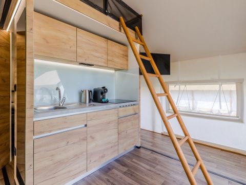 TENTE TOILE ET BOIS 6 personnes - Tente safari 4-6 personnes