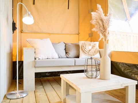 TENTE TOILE ET BOIS 6 personnes - Tente Safari de luxe