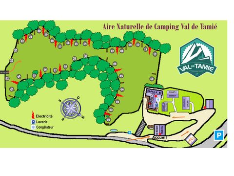 Emplacement - camping avec électricité