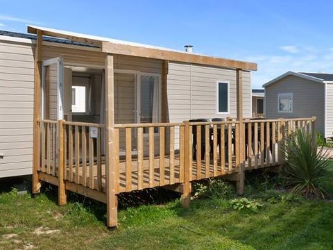 MOBILHOME 4 personnes - Confort | 2 Chambres | Capacité 4 personnes | Terrasse semi couverte | 1 Salle de bain | Climatisation