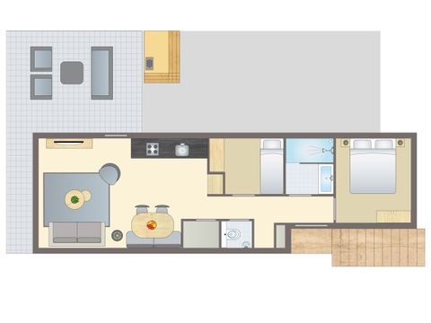 APPARTEMENT 4 personnes - 2-4EL