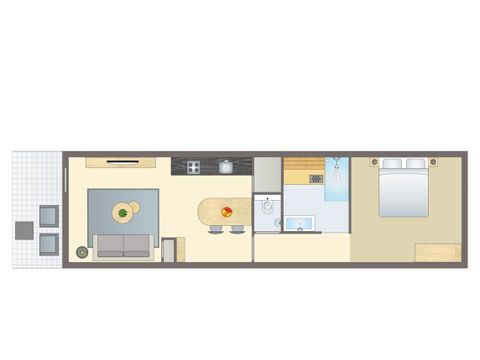 APPARTEMENT 2 personnes - 2L