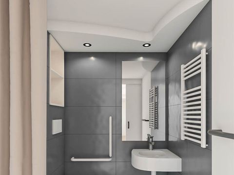 MOBILHOME 4 personnes - CONFORT 2 chambres 4 personnes clim PMR MOBILHOME 4 personnes - CONFORT 2 chambres 4 personnes clim PMR