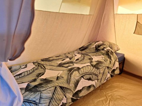 Tente en toile et en bois 6 personnes - Tente safari, 6 personnes