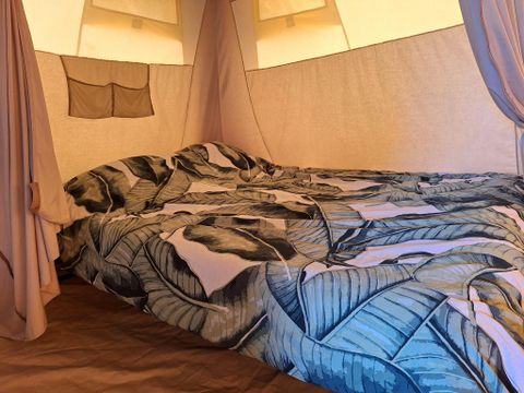 Tente en toile et en bois 6 personnes - Tente safari, 6 personnes