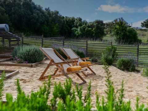 Tente en toile et en bois 2 personnes - Lodge Family