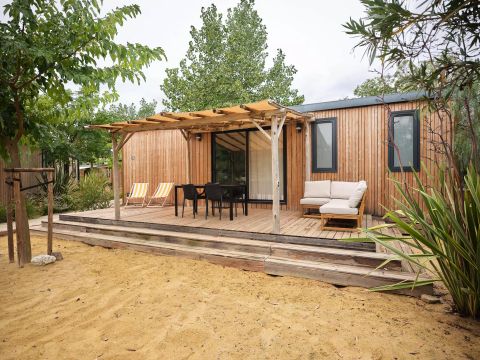 MOBILHOME 4 personnes - Cottage Roussane 3 Pièces 4 Personnes Climatisé + TV 2sdb