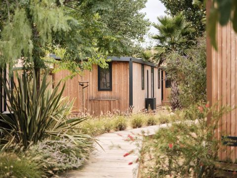 MOBILHOME 4 personnes - Cottage Roussane 3 Pièces 4 Personnes Climatisé + TV 2sdb