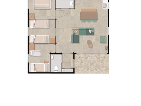 BUNGALOW 6 personnes - Mole's Forest Lodge