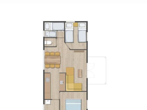 BUNGALOW 6 personnes - Charlies Dune House