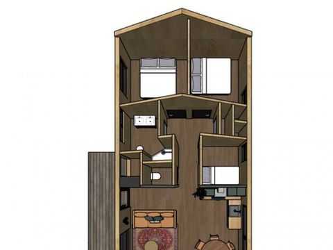 LODGE 6 personnes - Loge à eau Blaukopke