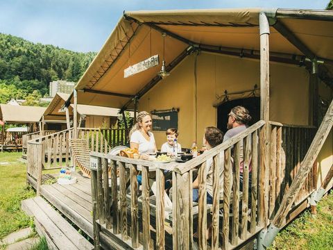 TENTE TOILE ET BOIS 5 personnes