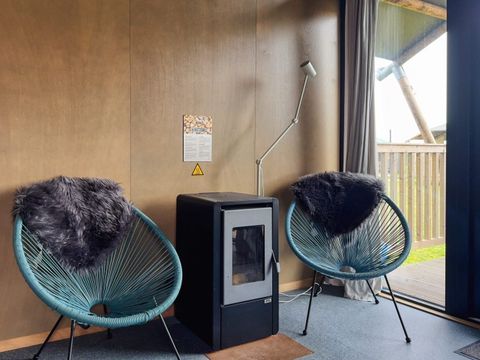 TENTE TOILE ET BOIS 4 personnes - Loge