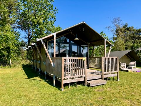 TENTE TOILE ET BOIS 4 personnes - Loge