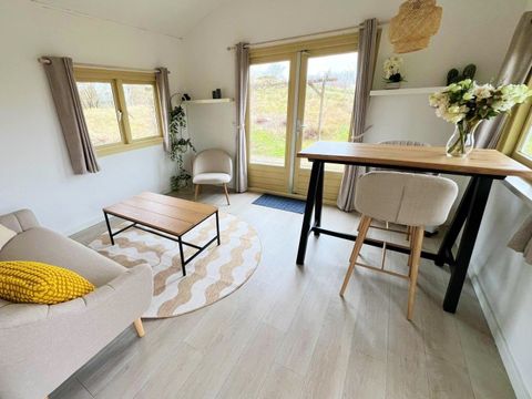 BUNGALOW 2 personnes - DuinHut Kiekendief avec bain à remous