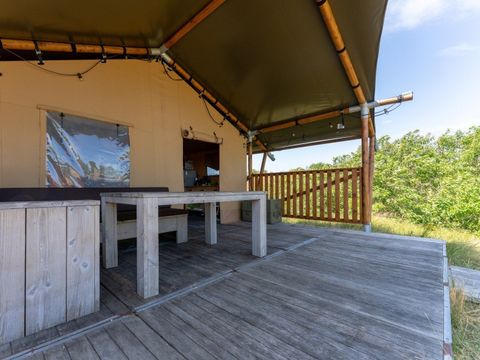 TENTE TOILE ET BOIS 4 personnes