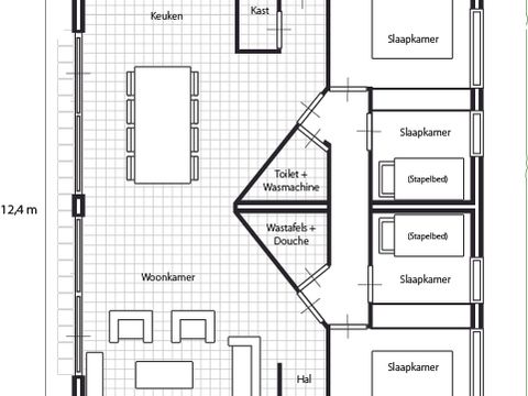 BUNGALOW 8 personnes